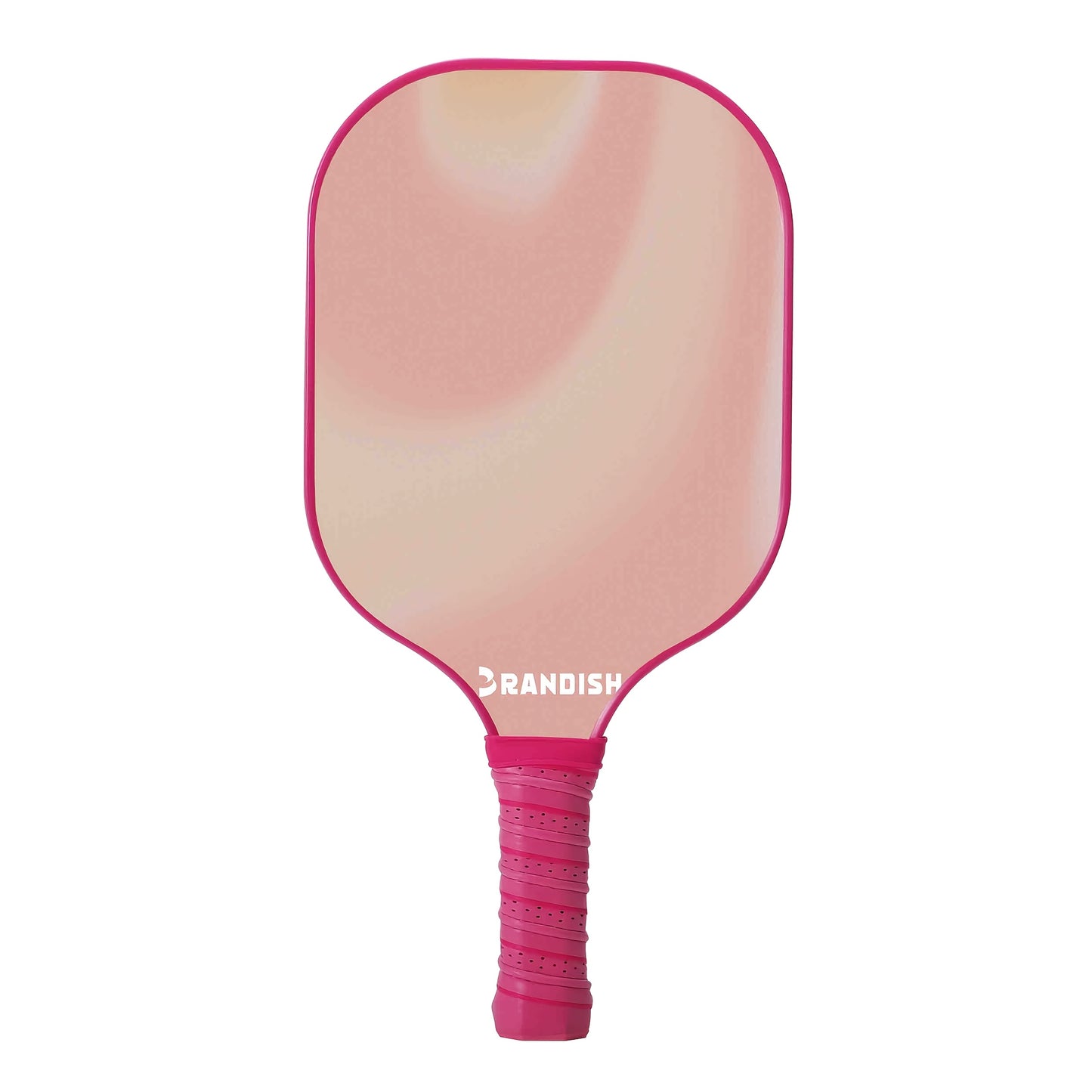 1 Fiber Pickleball Paddle | Pink, Cold Pressed, PP Honeycomb Core, Unisex-youth