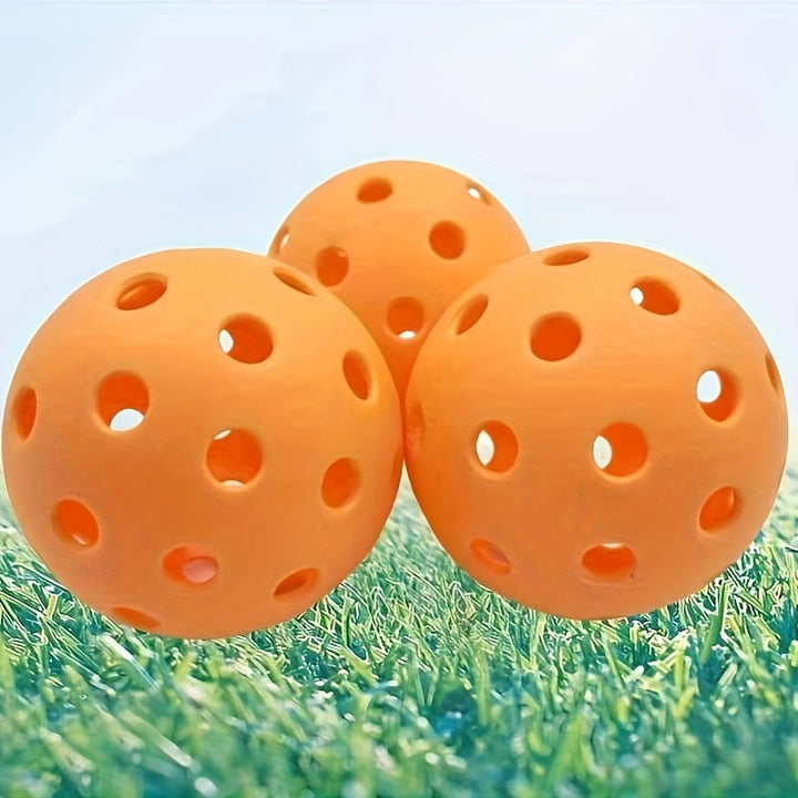 Indoor 26-Hole Pickleball Balls – Durable Plastic Training &amp; Practice Balls for Indoor Courts, Lightweight, Low Bounce, High Control, Set of 4/5/6