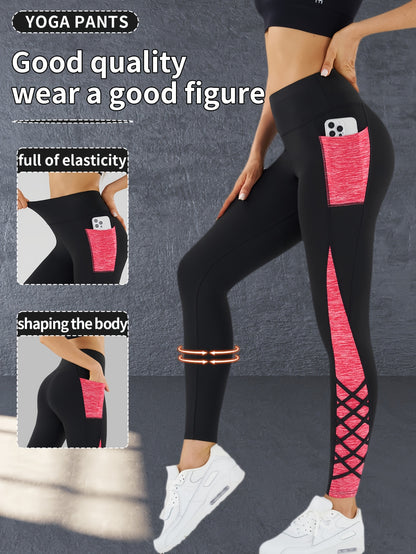 Women's Yoga Pants, Outdoor Fitness Trousers, Butt-lifting and Abdominal Tightening Pants, Breathable and Comfortable Casual Pants