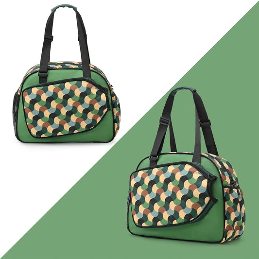 Pickleball Accessory: Multi-Use Paddle & Equipment Bag with Padded Paddle Storage, Water Bottle Holder & Safety Pocket - Adjustable Strap, Large Capacity Tote/Shoulder Pack Suitable for Pickleball Lovers (Tournaments, Gym, Tr