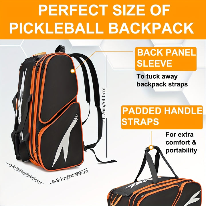 Large Tennis &amp; Padel Racket Backpack