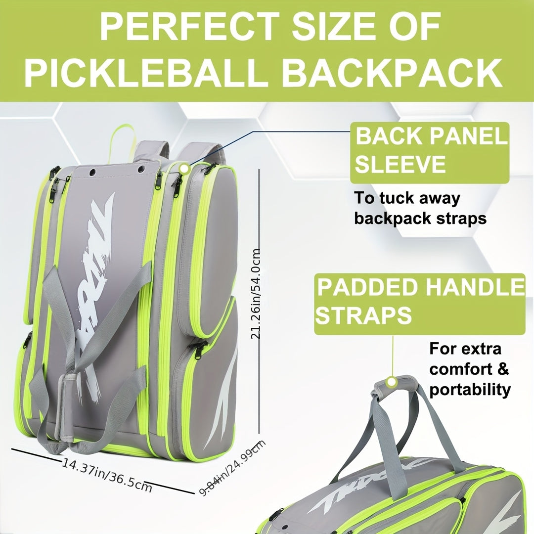 Large Tennis &amp; Padel Racket Backpack