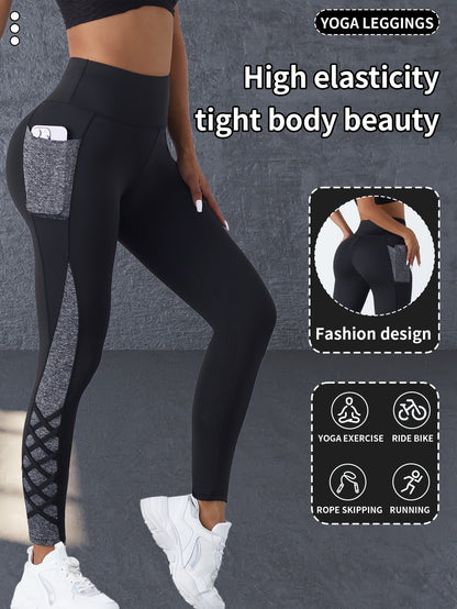 Women's Yoga Pants, Outdoor Fitness Trousers, Butt-lifting and Abdominal Tightening Pants, Breathable and Comfortable Casual Pants