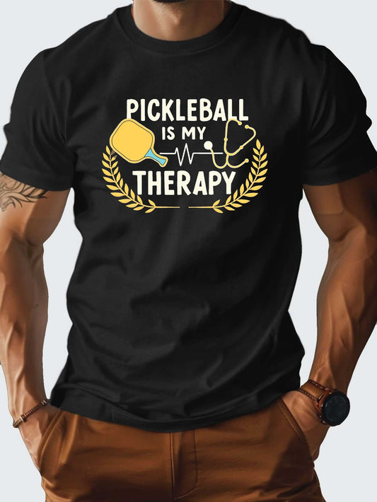 These Men'S T-Shirts, Which Are Both Comfortable And Kind to The Body, Showcase The Therapeutic Art of Pickleball