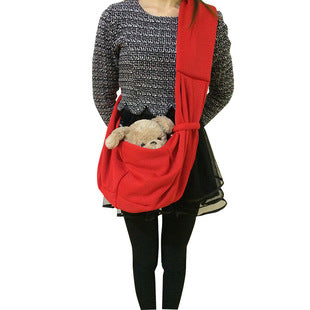 Pet Carrier Backpack for Cats &amp; Small Dogs, Breathable Adjustable Shoulder Crossbody Travel Bag, Polyester, Fits Pets 5-7kg