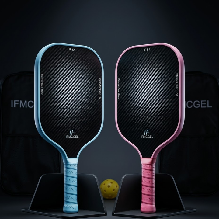 2-Pack T700 Carbon Fiber Pickleball Paddles Set – 16mm Honeycomb Core, Carbon Surface for Spin, Power &amp; Control