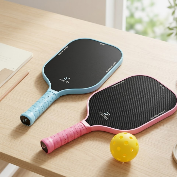 2-Pack T700 Carbon Fiber Pickleball Paddles Set – 16mm Honeycomb Core, Carbon Surface for Spin, Power &amp; Control