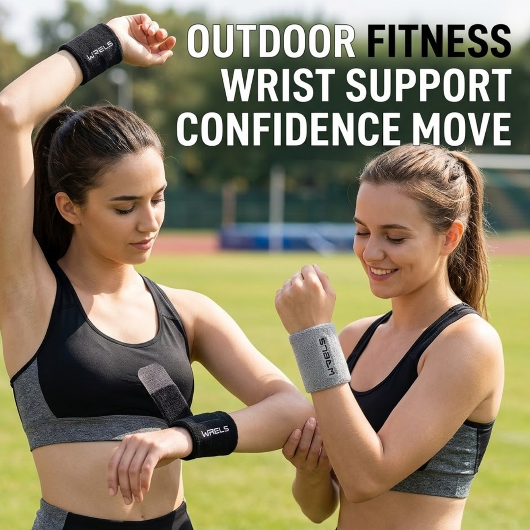 2pcs Adjustable Wrist Compression Strap &amp; Brace – Breathable Sweat-Wicking Support for Gym, Weightlifting &amp; Sports