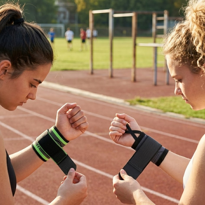 2pcs Adjustable Wrist Compression Strap &amp; Brace – Wrist Support for Weightlifting, Fitness Training &amp; Injury Recovery