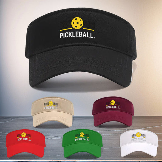 An Adjustable Cap with a Breathable Top, Suitable for Both Men And Women, Perfect for Outdoor Activities. It Features a Pickleball Print, Is Lightweight And Ventilated, And Offers Sun Protection While Being Stylish