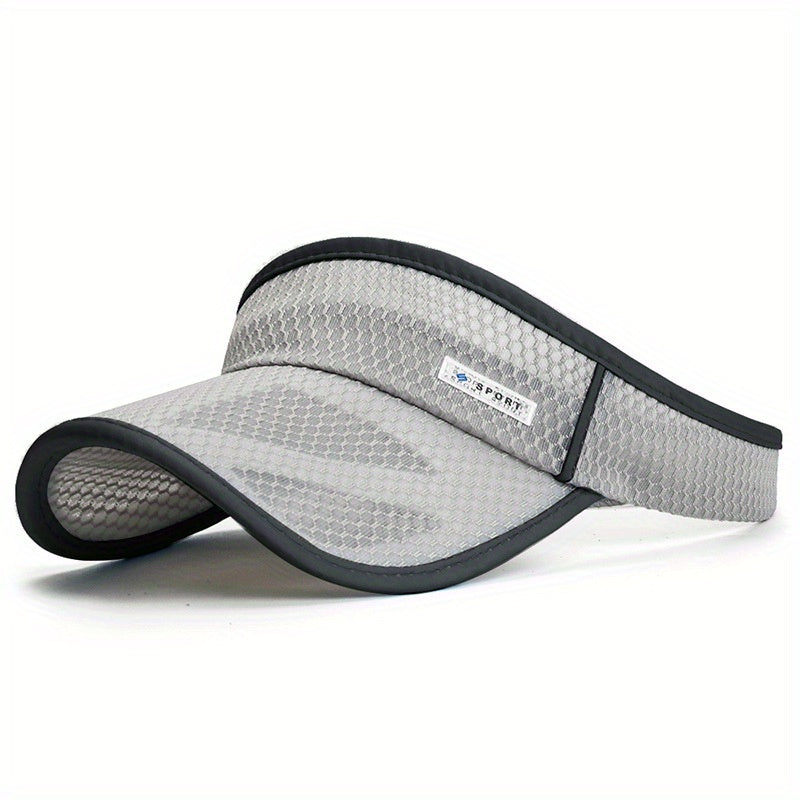 Summer Extended Brim Hollow Top Hat for Men And Women, Outdoor Sports Sunshade Hat with a Large Brim And Mesh Design