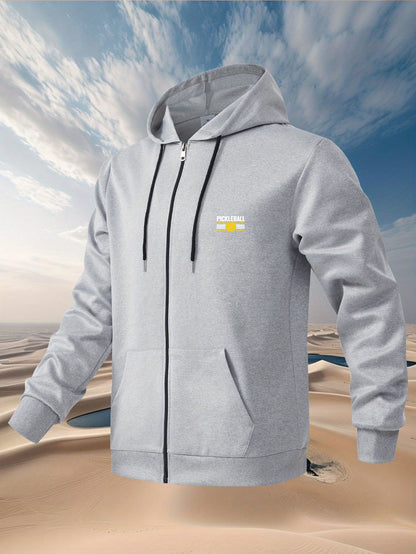 Men's Trendy Fashion Printed Hooded Jacket