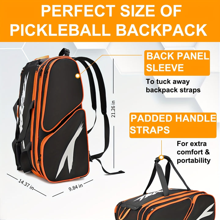 Large Tennis &amp; Padel Racket Backpack