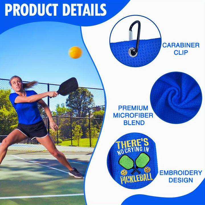Embroidered Pickleball Towel
