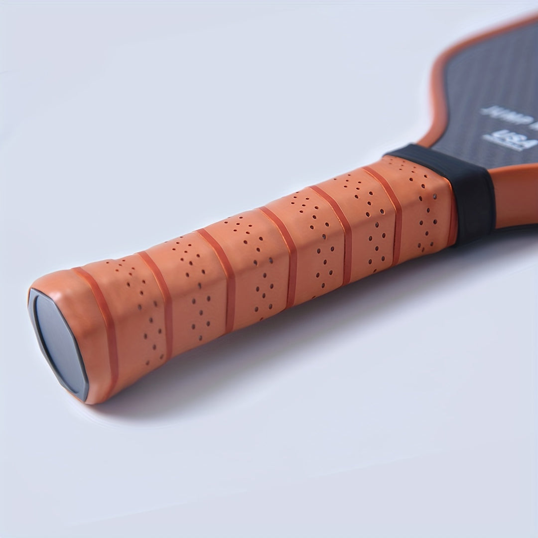 3K Carbon Fiber Pickleball Paddle T700 Frame Honeycomb Core TPU Edge PU Grip Lightweight Spin Control Racket