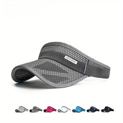 Summer Extended Brim Hollow Top Hat for Men And Women, Outdoor Sports Sunshade Hat with a Large Brim And Mesh Design