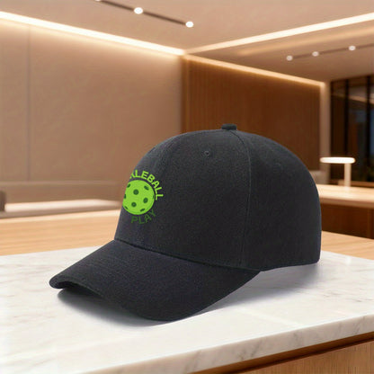 1pc "Pickleball Play" Printed Snapback Baseball Cap, Unisex Outdoor Sports Style, Ideal Gift for Weddings, Parties, Birthdays, Essential for Pickleball Enthusiasts, Casual and Versatile, Fashionable Trend