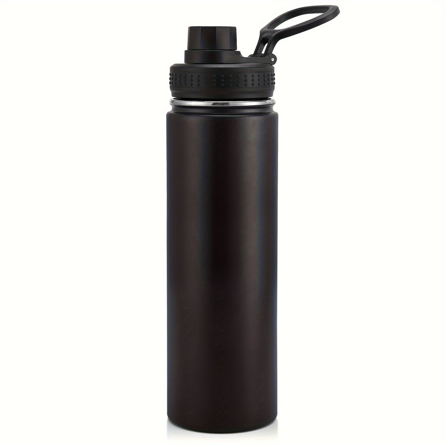 22oz/650ml Insulated Water Bottle with Straw, Stainless Steel Leak Proof Sports Water Flask, Double Walled Vacuum Metal Water Bottle