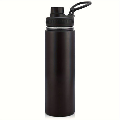 22oz/650ml Insulated Water Bottle with Straw, Stainless Steel Leak Proof Sports Water Flask, Double Walled Vacuum Metal Water Bottle