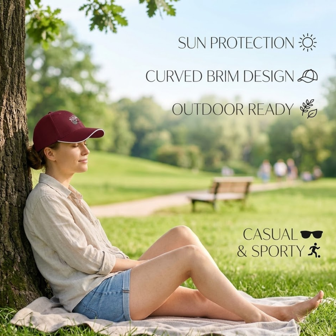 Stylish All-Season Design "Just One More Game" Pickleball Cap - Unisex Adjustable Baseball Cap, Breathable Outdoor Sports Hat for Men Women