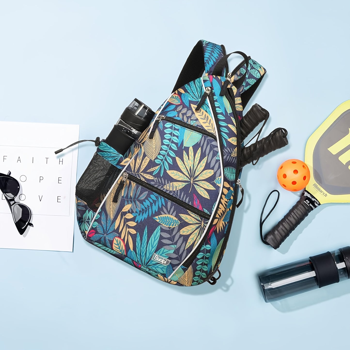 9 Styles Available: Sports Print Backpack, Pickleball Racket Bag, Multi-functional Sports Backpack with a Hook on the Back, Simple and Lightweight Design, Large Capacity to Hold More Sports Equipment, the Ideal Sports Backpac