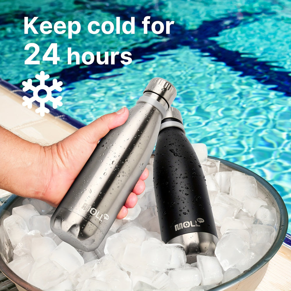 Mollcity 9oz Stainless Steel Water Bottle