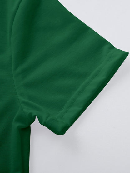 Pickleball Fun Quote Paddles Print T-shirt, Short Sleeve Crew Neck Casual Top for Summer & Spring, Women's Clothing