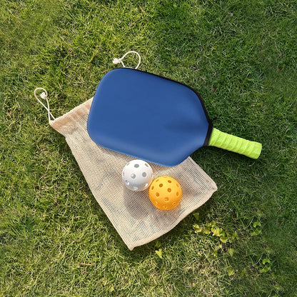 A Pickleball Paddle Cover, Durable Neoprene Paddle Cover Fits Universal 8.46 X 11.2 Inch Zippered Paddle Cover Paddle Storage Bag, Suitable for USAPA Standard Pickleball Paddles