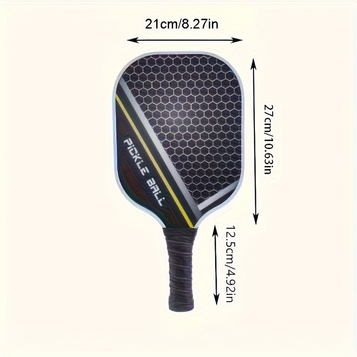 Premium Graphite Carbon Pickleball Paddle Set – Lightweight Honeycomb Core Paddles for Power, Control &amp; Spin Durable Professional Performance Set