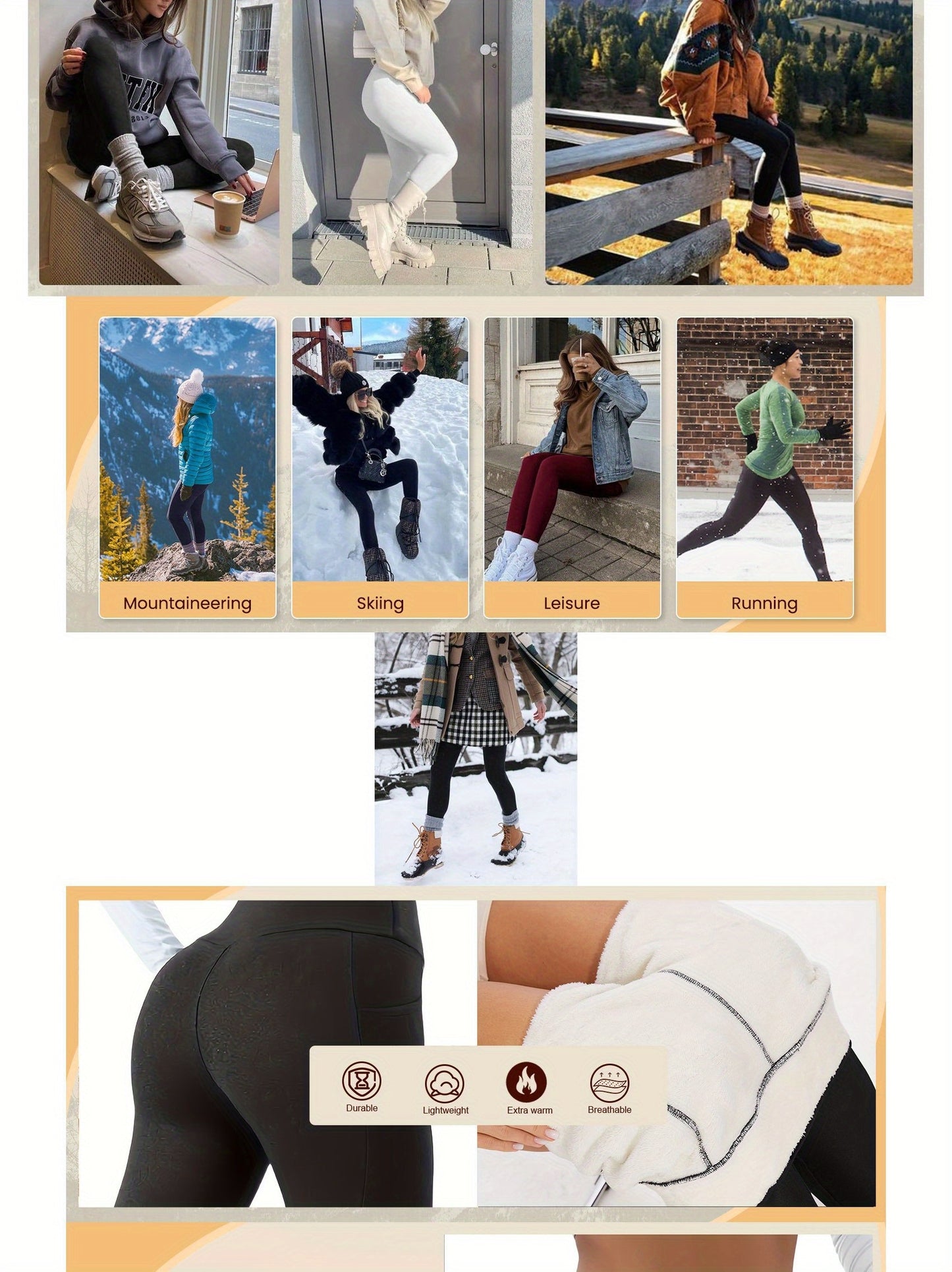 Easy High-waisted Commuting Yoga Pants | Sexy Casual Sporty Long Pants with Hip-lifting Design, Side Pockets, Comfortable for Yoga Practice, Medium Stretch Fabric, Solid Color, Long Length, No, Fall/Winter Season