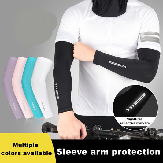 2pcs Sports Arm Guards | Pressure Elbow Guards, Warm and Breathable Sleeves, Suitable for Basketball, Football, Running, Fitness, Cycling, Tennis, Rugby, Outdoor Sports, Travel Ice Sleeves, Arm Equipment, Elastane, High Stret