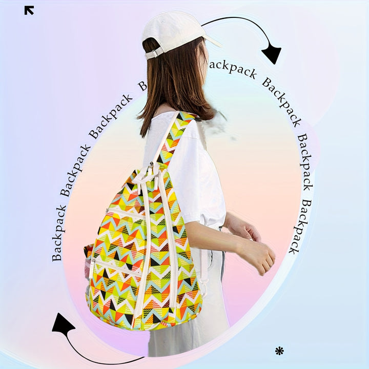Sports Print Backpack
