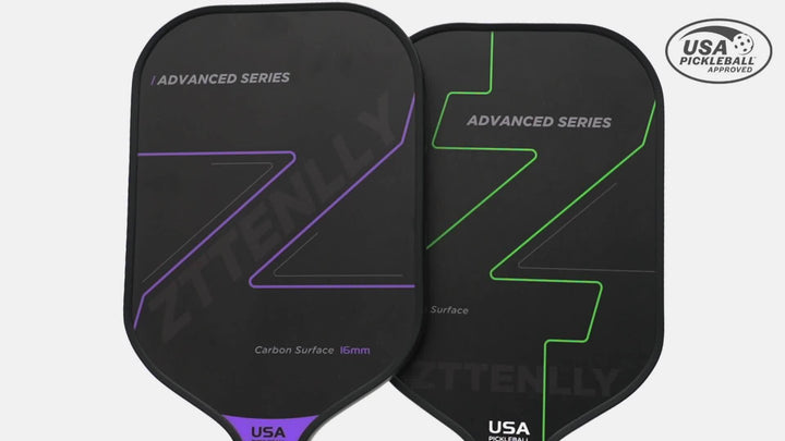 USAPA Approved Carbon Fiber Pickleball Paddle – 16mm Honeycomb Core, Lightweight 7.5–8oz, Ergonomic Grip, Wide Sweet Spot, Ideal Gift for All Players