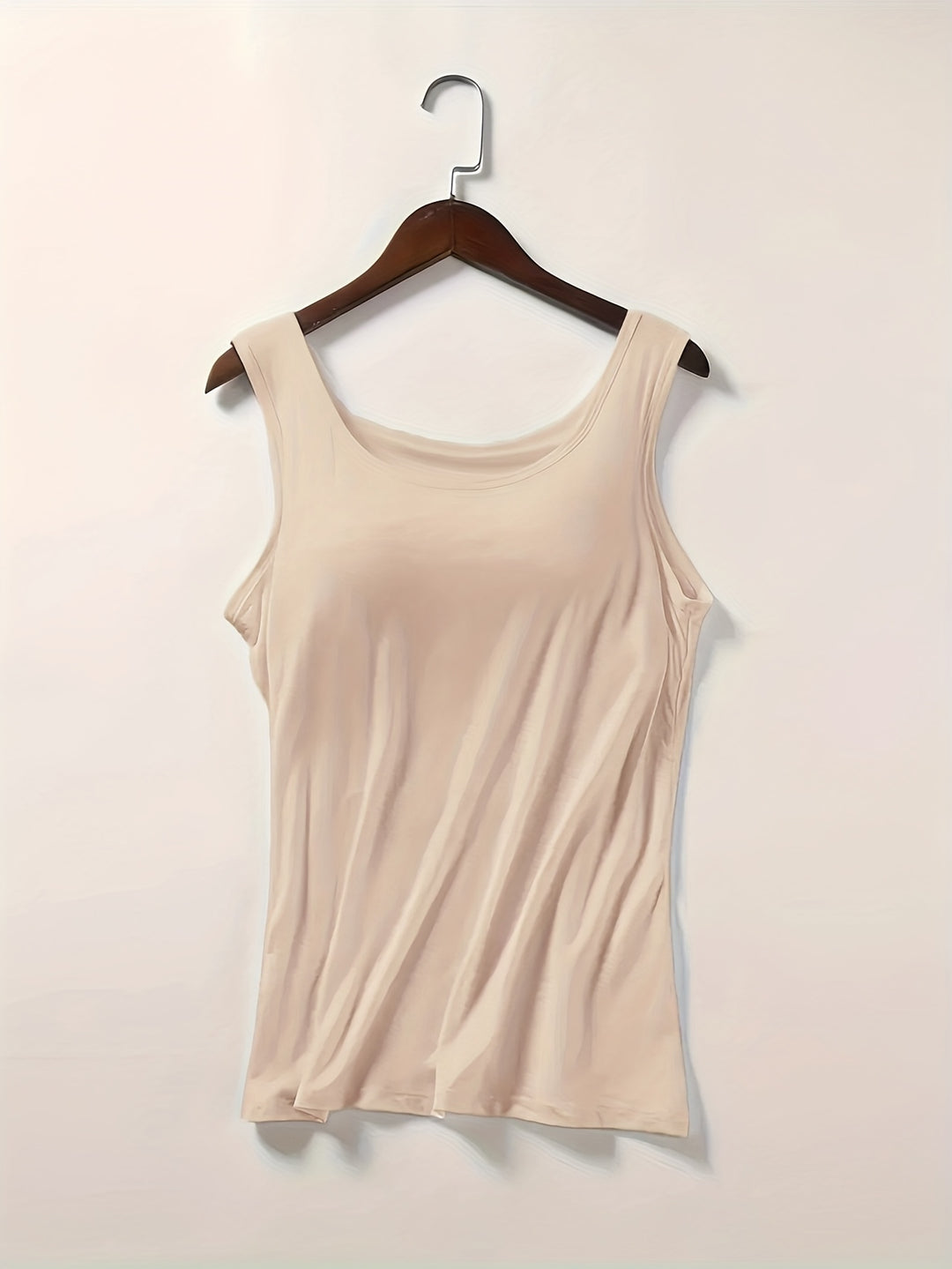 4-Pack Women’s Sports Tank Tops with Chest Padding, Wide Straps, Breathable Quick-Dry Stretch Workout &amp; Casual Tops