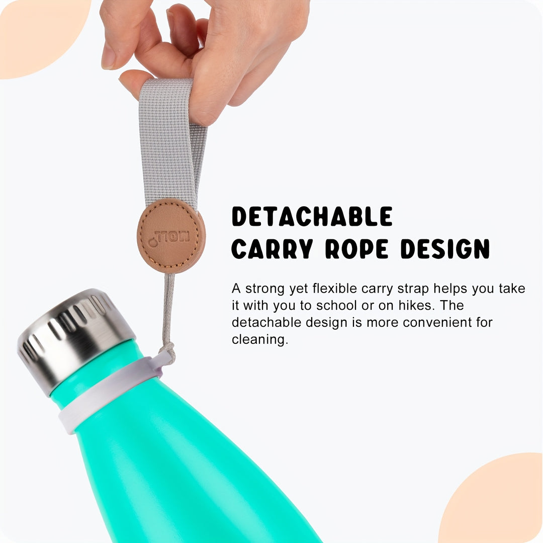 Mollcity 9oz Stainless Steel Water Bottle
