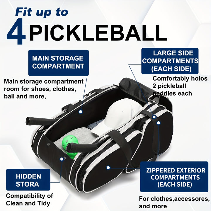 Large Tennis &amp; Padel Racket Backpack