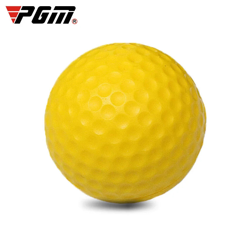 10Pcs Yellow PU Foam Golf Balls – Soft Sponge Elastic Practice Balls for Indoor &amp; Outdoor Training, Lightweight, Safe &amp; Durable Golf Training Set