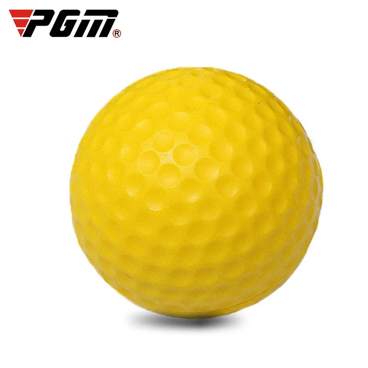 10Pcs Yellow PU Foam Golf Balls – Soft Sponge Elastic Practice Balls for Indoor &amp; Outdoor Training, Lightweight, Safe &amp; Durable Golf Training Set
