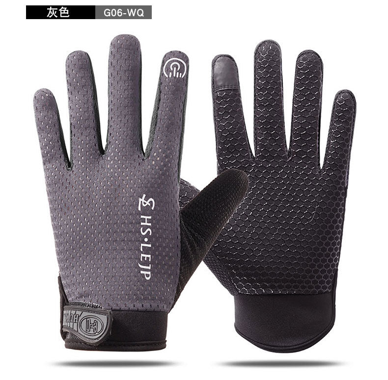 Cross-border Thin Half-finger Gloves Men&
