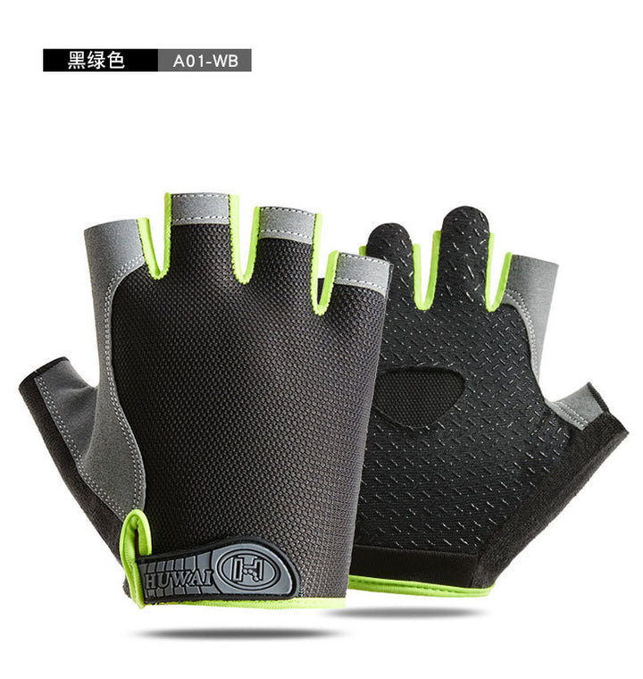 Cross-border Thin Half-finger Gloves Men&