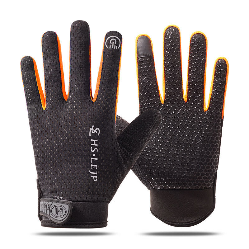 Cross-border Thin Half-finger Gloves Men&