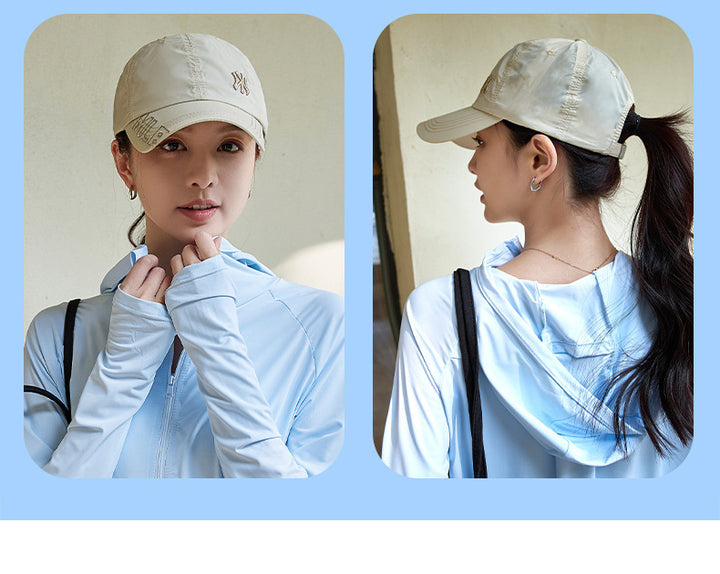 Blue Poetry Dream Wear Quick-Dry Sun Protection Baseball Cap, Breathable Nylon Hat with Wide Brim, Adjustable Unisex