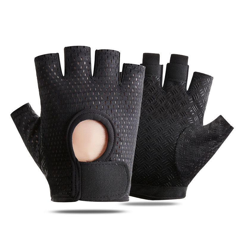 Cross-border Thin Half-finger Gloves Men&