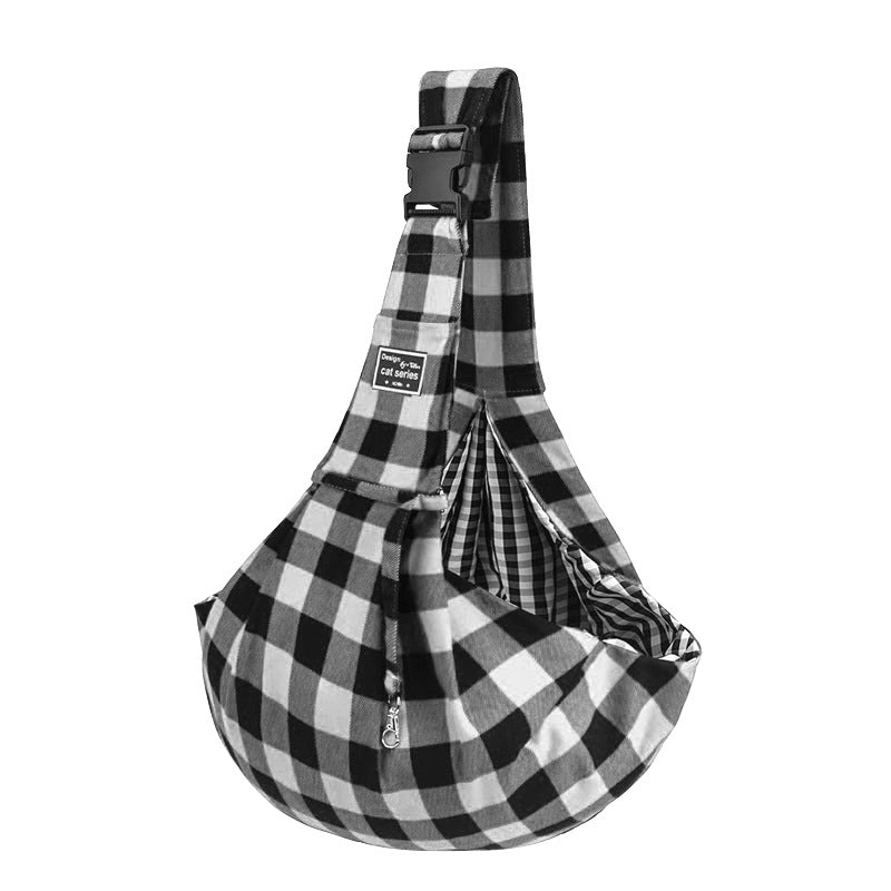 Pet Carrier Backpack for Cats &amp; Small Dogs, Breathable Adjustable Shoulder Crossbody Travel Bag, Polyester, Fits Pets 5-7kg
