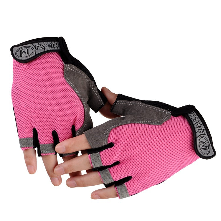 Cross-border Thin Half-finger Gloves Men&