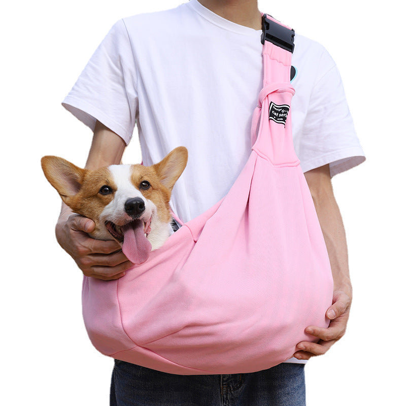 Pet Carrier Backpack for Cats &amp; Small Dogs, Breathable Adjustable Shoulder Crossbody Travel Bag, Polyester, Fits Pets 5-7kg