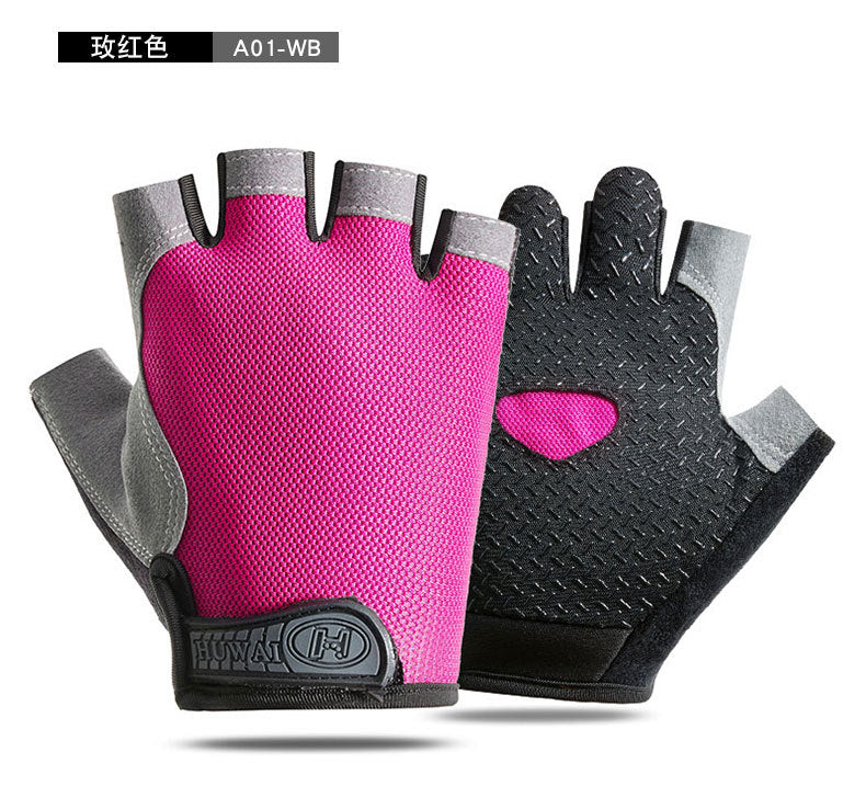 Cross-border Thin Half-finger Gloves Men&