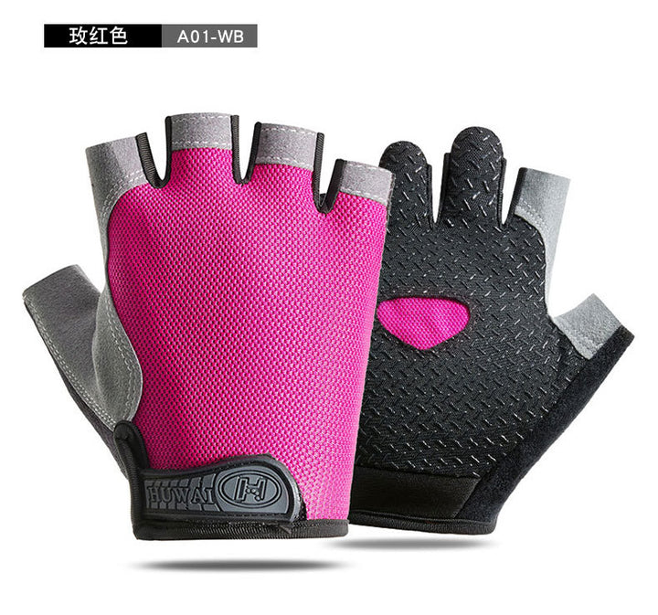 Cross-border Thin Half-finger Gloves Men&