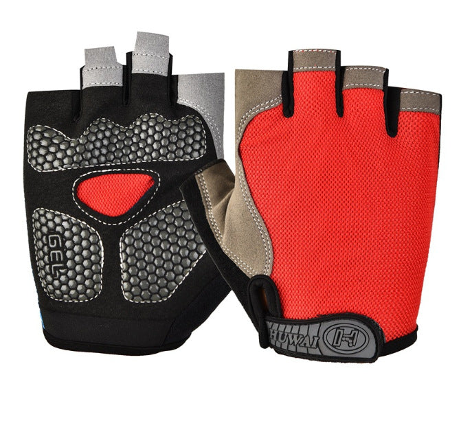 Cross-border Thin Half-finger Gloves Men&