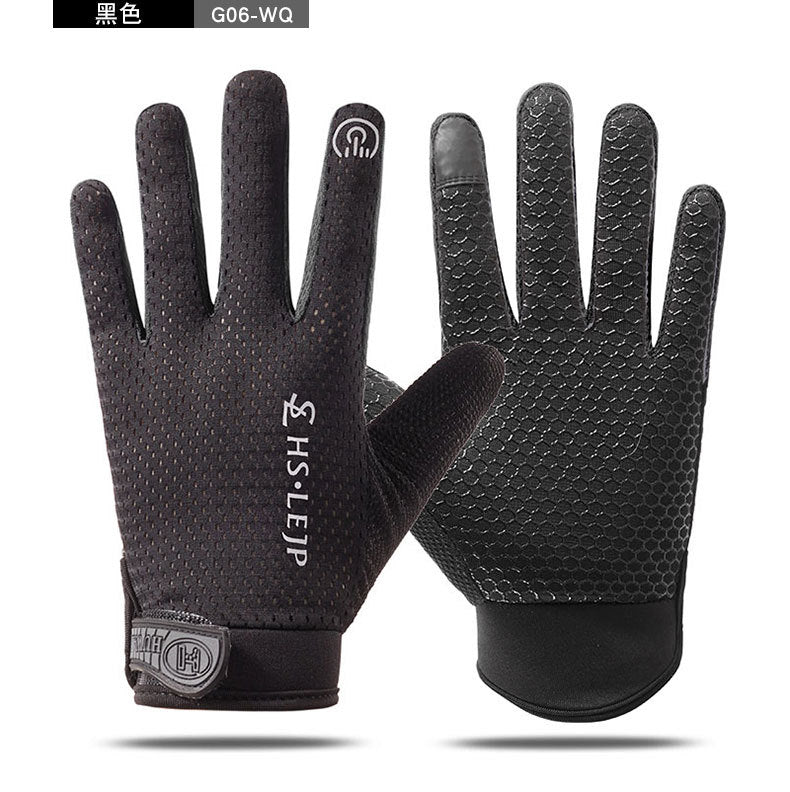 Cross-border Thin Half-finger Gloves Men&